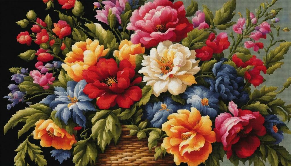 Counted cross-stitch pattern