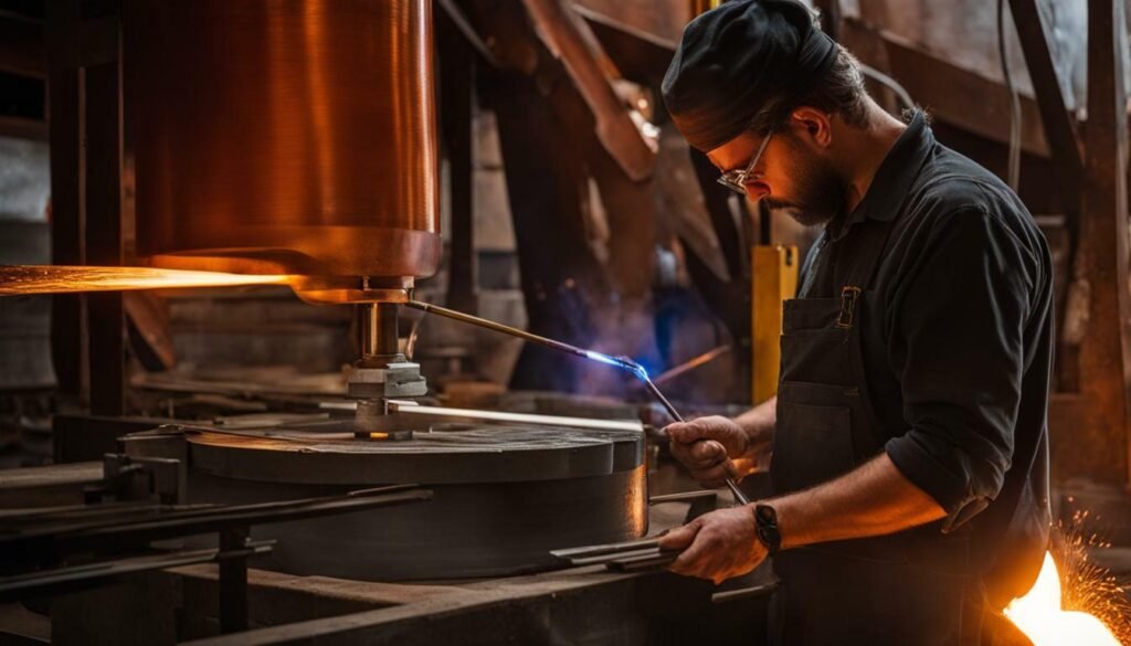 Glassblowing annealing process