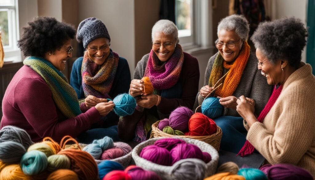 Knitting for others