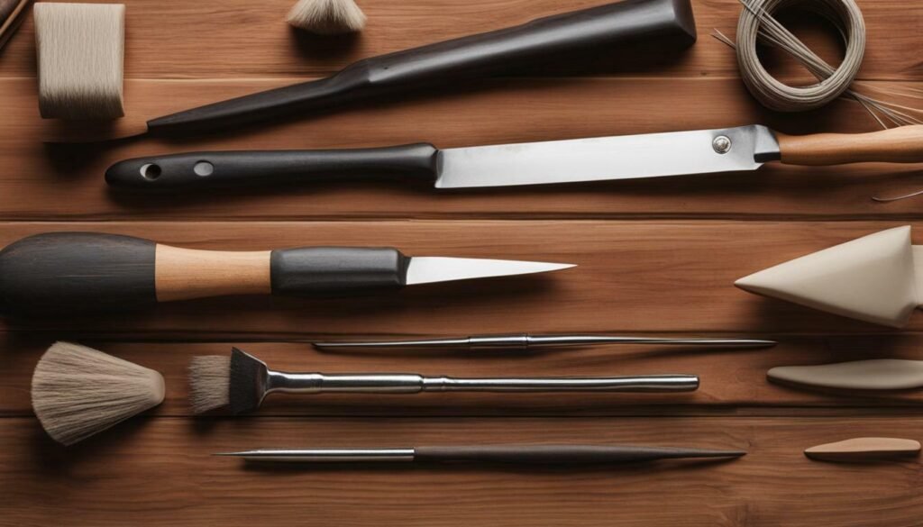 clay sculpting tools