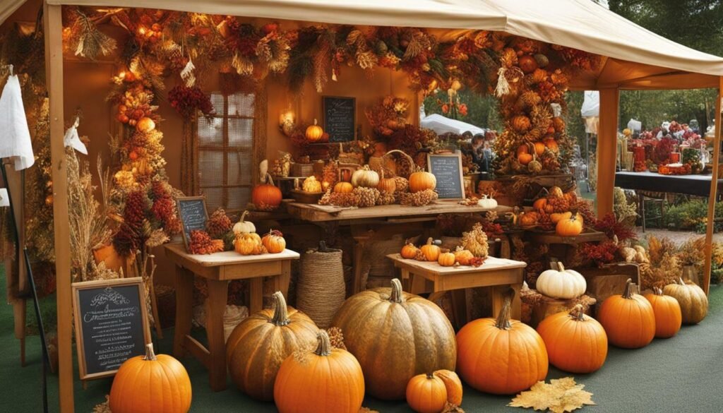 Craft Display Booth: Seasonal Displays