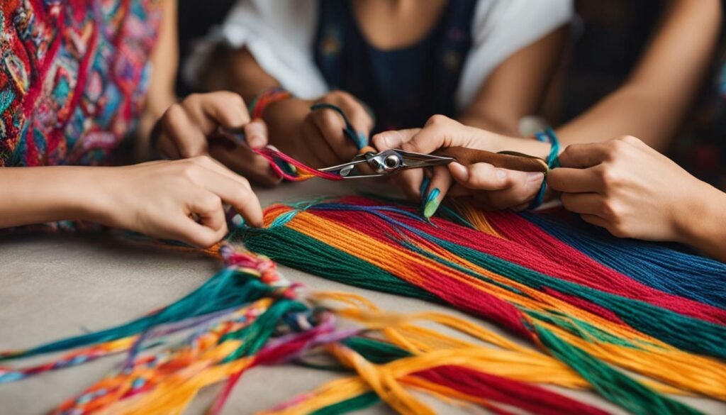 DIY friendship bracelets