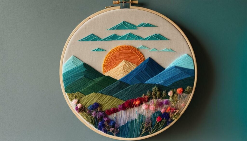 Embroidery hoop design ideas