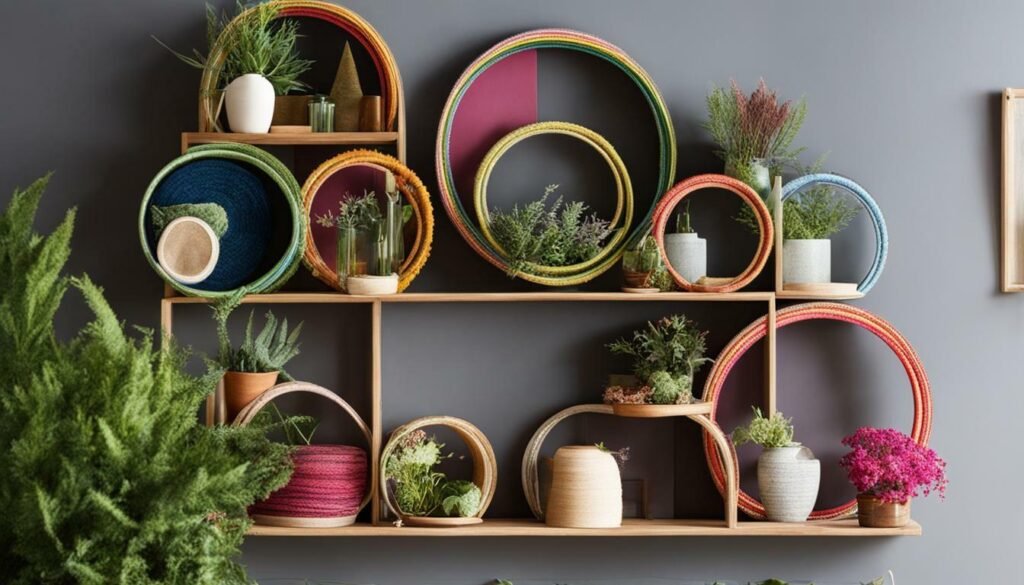 Embroidery hoop storage and organization ideas