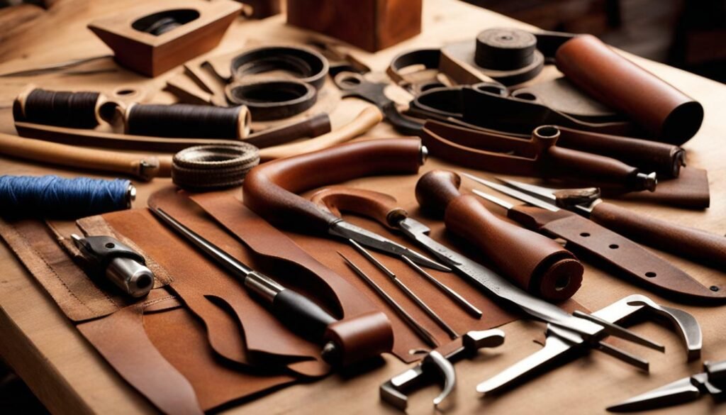 Leather tools and accessories