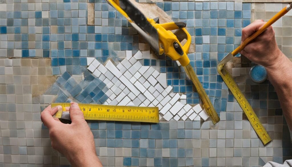 Preparing surface for mosaic tile art