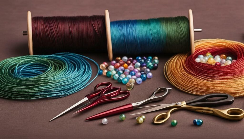 essential tools for bead embroidery