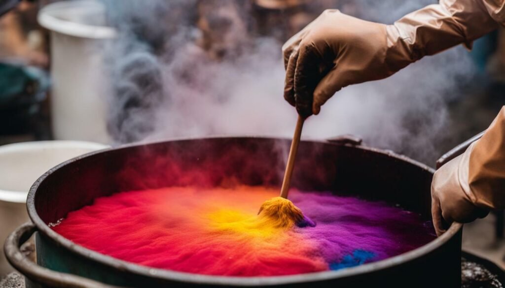 fabric dyeing process