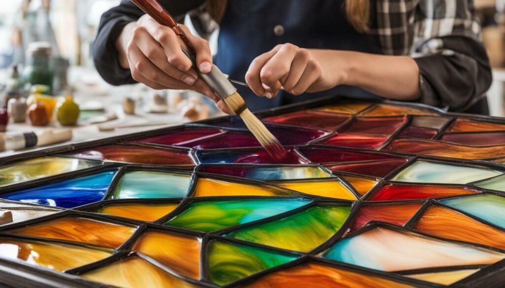 glass painting techniques