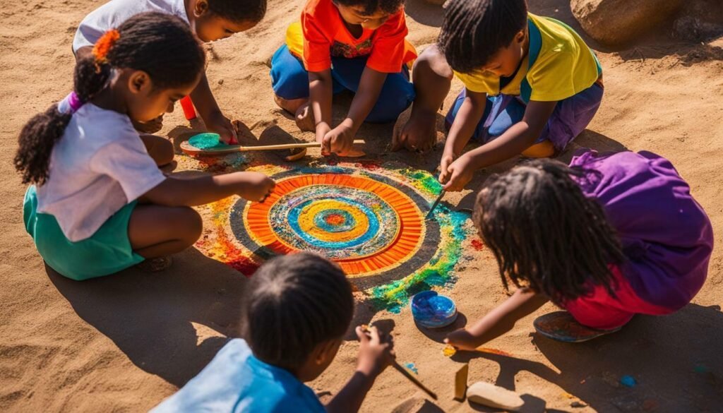 rock painting for kids