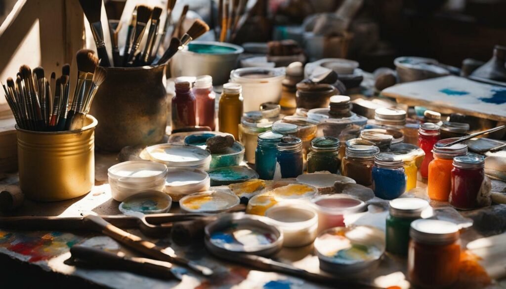 rock painting supplies